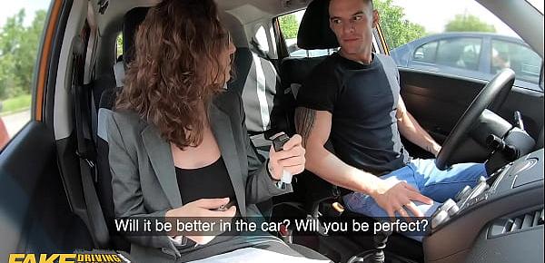 Fake Driving School MILF Emylia Argan fucks her student